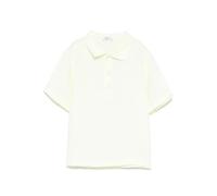Il Gufo linen polo shirt - Yellow 9-12-18