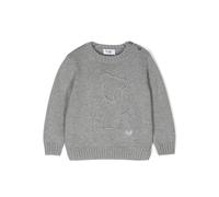 Il Gufo logo-embroidered sweater - Grey 6-18-24-36