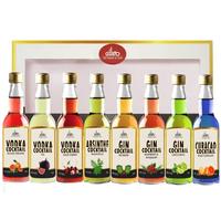 IL GUSTO Cocktail Collection Gift Set - Espresso Martini, Negroni & More - 8x40ml