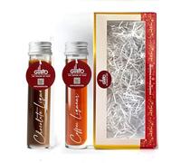 IL GUSTO Espresso To Go Gift - Coffee Liqueur & Chocolate Cream Liqueur Shots - Coffee Chocolate Alcohol Duo Personalised Gift for Her - 2 x 50ml | 28% ABV
