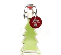 IL GUSTO Lime Basil Gin Gift - Christmas Tree Mini Bottle 40ml - 26% ABV | Premium Festive Gin Liqueur Gift | Lime & Basil Flavoured Miniature for Christmas & Special Occasions