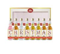 IL GUSTO Merry Christmas Tequila Tasting Set, 8x40ml, Blanco Añejo Reposado