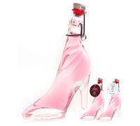 IL GUSTO Pink Gin Gift - Luxury Premium Pink Gin in Miniature Lady Shoe Shaped Glass Bottle - Unique Flavoured Gift for Her | 40ml - 40% ABV