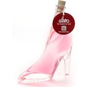 IL GUSTO Pink Rum Gift - Miniature Lady Shoe-Shaped Glass Bottle - 40ml - 40% Alc