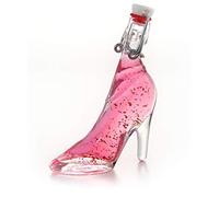 IL GUSTO Pink Vodka Gift with 22K Gold Flakes - Luxury Premium Vodka in Lady Shoe Shaped Bottle, 40ml, 20% ABV - Unique Gift for Her