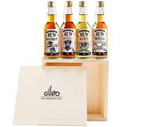 IL GUSTO Rum Mini Set - 4 Flavours - Coconut, Spiced, Mango & Vanilla | ropical coconut richness • Warm spiced depth • Sweet mango brightness • Smooth vanilla creaminess • Perfect taster journey
