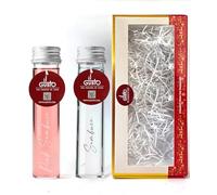 IL GUSTO Sambuca Lover Gift Set - Classic & Pink Raspberry Sambuca Miniatures - Italian Anise Liqueur 40% ABV - Cocktail Digestif Gift - 2 x 50ml | 40% ABV
