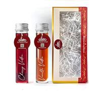 IL GUSTO Sour Cherry & Vanilla Vodka Gift Set 2x50ml Flavoured Duo | Sweet and fruity spirit pairing with smooth premium taste, perfect for cocktails, anniversaries, birthdays and celebrations.