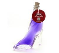 IL GUSTO Violet Gin Gift in Lady Shoe Glass Bottle | Miniature 40ml 26% | Unique Personalised Gift for Her | Birthday, Wedding, Valentine’s or Christmas