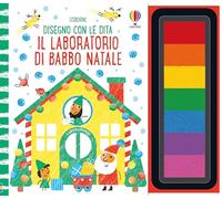 Il laboratorio di Babbo Natale. Ediz. a spirale. Con pannello di inchiostro (Disegno con le dita)