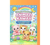 Il magico mondo degli animali Kawaii: Libro da colorare