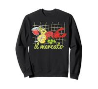 Il Mercato Italian Summer Farmer Market Sardines Tinned Fish Sweatshirt