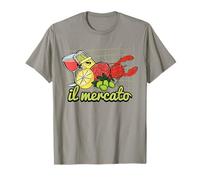 Il Mercato Italian Summer Farmer Market Sardines Tinned Fish T-Shirt