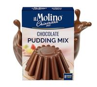 Il Molino Chiavazza Chocolate Pudding Mix 180g - 2 x 90g Packs | Made in Italy, Gluten-Free, 8 Portions | Quick and Easy to Prepare | Classic Rich Chocolate Flavour