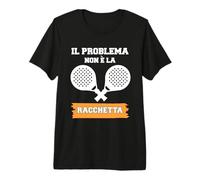 Il Problema Non È La Racchetta Funny Padel Quote Graphic Premium T-Shirt