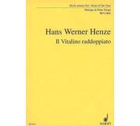 Il Vitalino raddoppiato Hans Werner Henze Studyscore Violin and Chamber Orchestr