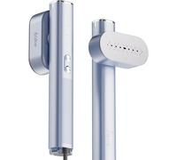 iLAKE Steamer for Clothes, 1000W Portable Garment Steamer Travel Size, 100-240V Dual Voltage, 120ml Tank Handheld Steam & Iron 2 in 1, for Home, Business, Global & Europe Traveling, Silver