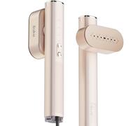 iLAKE Travel Steamer for Clothes, 100-240V Dual Voltage Portable Garment Steamer, 1000W Travel Size Handheld Steamer & Iron 2 in 1 for Global & Europe Travel, Business, Home, Rose Gold