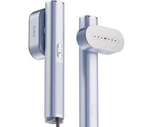 iLAKE Travel Steamer for Clothes, 100-240V Dual Voltage Portable Garment Steamer, 1000W Travel Size Handheld Steamer & Iron 2 in 1 for Global & Europe Travel, Business, Home, Silver