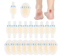iLamvie 20 Pcs Anti Blister Stick,Blister Plasters,Hydrocolloid Foot Bandages Foot Blister Pads For Forefoot, Fingers,Toes,Heel Blister Prevention