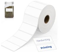 ilauke 1000 Self Adhesive Address Labels, Sticky Stickers Mailing Labels on a Roll Sticky Labels Price Stickers 90mm x 40mm