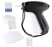Ilauke Clothes Tagging Gun Kit, Gun with 200 Price Tags & 2000 Fasteners, Replacement Needles, Attach Tags in Seconds (Black)