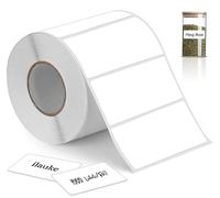 ilauke Labels Stickers 100x50mm, 1000 Pcs Address Labels On a Roll, Self-Adhesive White Stickers for Jars, Bottle, Package
