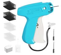 ilauke Tagging Gun for Clothing, Retail Price Tag Gun, Micro Fixer Tool with 3000 Tag Barbs, 250 Price Labels and 2 Replacement Needles 0.15cm Wide for Pricemarker Labels Tag Attacher Fasteners