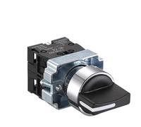 ILAZI 1Pcs Button Switch Self Reset Small Mushroom Head Emergency Stop 22mm Knob Key Start Inching Power on XB2-BG21 XB2-BA42 XB2-BS54(XB2-BD33)