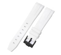 ILAZI Camouflage Strap for Omega for Swatch MoonSwatch Curved End Silicone Rubber Bracelet Men Women Sport Watch Band Accessorie 20mm(White02)