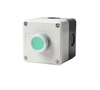 ILAZI DIY 1PCS 5A Elevator Power Start Push Button Switch Control Box Emergency Stop IP65 Waterproof Indicator Light(F)