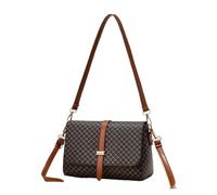 ILAZI Fashion Bucket Bag Women Luxury Designer Shoulder Crossbody Bag Ladies Handbag Retro PU Leather Shopping Bags(Brown)