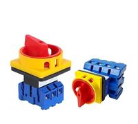 ILAZI YMD11 3P 690V 25/32/40/63/80/100A Isolator Switch Padlock Disconnect Selector With ON-OFF Panel Power Control Replace LW30(4P,40A)