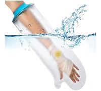 ilbcavne Full Arm Cast Cover for Shower Waterproof Plastic Cast Covers for Broken Hand, Arm, Wrists, Elbow, Reusable PVC Seal Sleeve Bag protector, for Broken Hands, Wrists(Size:Kids Short Arm)
