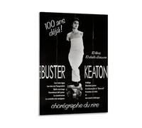 Ilcargoa Buster Keaton Choregraphe Du Rire Movie Poster Canvas Art Painting Office Home Wall Decor Gifts 16x24inch(40x60cm)