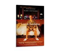 Ilcargoa Lost in Translation Movie Poster Canvas Art Painting Office Home Wall Decor Gifts 20x30inch(50x75cm)