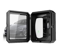 iLCE I LOVE FACE Tesla Gen 3 Wall Charger Box, Outdoor Wall Charger Cover, Rainproof Dustproof, Lock Box for Tesla Model S/X/3, Wall Mount Connector Charging Cable Organizer