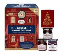 Ilchester Cheese Advent Calendar 2025 and 3x Jams - 24 Wrapped Cheeses Selection - Food Advent Calendar 2025, Christmas Gifts Hamper for Women, Cheese Hamper