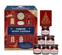 Ilchester Cheese Advent Calendar 2025 and 6x Chutney - 24 Individually Wrapped Cheese Selection - Mens Advent Calendar 2025, Christmas Gifts Hamper for Women, Food Gifts