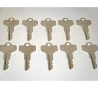 Ilco 10 Keys DO18 Fits Allen Bradley Keyed Switches D018 Cut Work Panel Out of The Envelope Black Push Button Switches