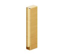 Ilcom 100mm Left End Elegant Finish For Steel Skirting Board Fc - Gold Brushed