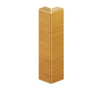Ilcom 100mm Outside Corner For Steel Skirting Boards Fc - Gold Brushed