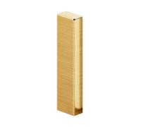 Ilcom 100mm Right End Elegant Finish For Steel Skirting Board Fc - Gold Brushed