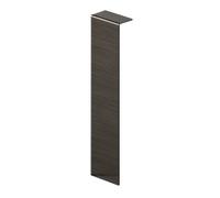 Ilcom 100mm Steel Inbetween Joint For Steel Skirting Boards Fc - Black Brushed