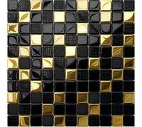 Ilcom Glass Mosaic On Mesh For Bathroom Or Kitchen 300mm X 300mm - El Dorado