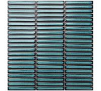 Ilcom Mosaic Tile Sheet In Ceramic On Mesh 28.2Cm X 29Cm - Shimmering Shores