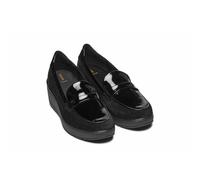Ilde Breathable Wedge Loafers Black
