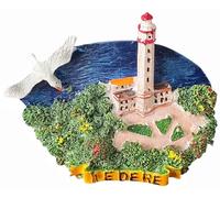 ILE de re France Travel Souvenir 3D Fridge Magnet City Attractions Refrigerator Decorative Magnet Three Dimensional Home Kitchen Decoration