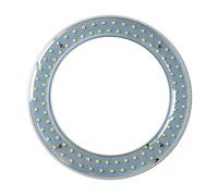 iledlight T9 LED Circline Light Bulb, 1600lm Circular Light, 13W Clear Cover 6000K Daylight Replacement for Fc8t9/cw 22-Watt Fluorescent Bulb(fc8t9/cw), Ballast Bypass Required, 8 Inch