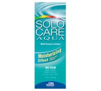 iLense Solocare Aqua Multipurpose Solution for Soft Contact Lenses, 5 Min Cleaning, MicroBlock Case, Pro-Vitamin B5, Ciba Vision